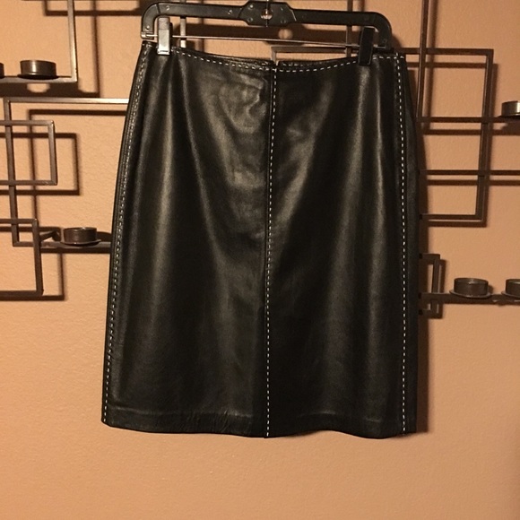INC International Concepts Dresses & Skirts - I.N.C leather skirt